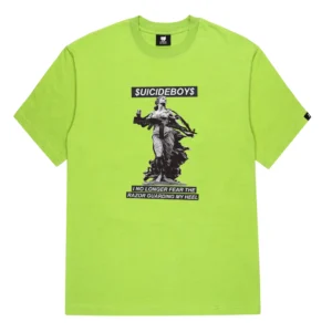 G59 Guarding My Heel T Shirt Safety Green