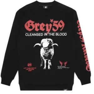$uicideboy$ Grey 59 Merch Cleansed In Blood Sweatshirt