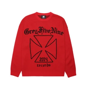 G59 2014 Records Knitted Sweater Red