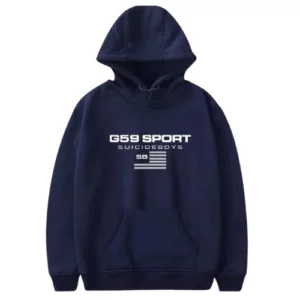 G59 Sport Logo Hoodie Man/Woman Blue