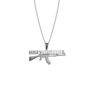 G59 Ak Micro Pendant 925 Sterling Silver Chain