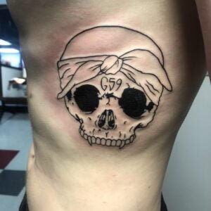 G59 Skull Done SLC Tattoo