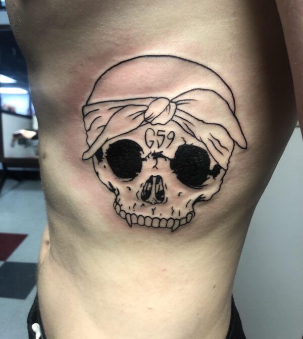 G59 Skull Done SLC Tattoo