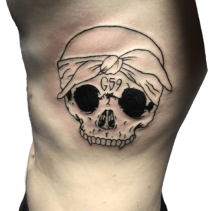 G59 Skull Done SLC Tattoo