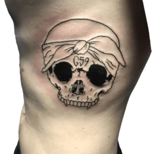 G59 Skull Done SLC Tattoo