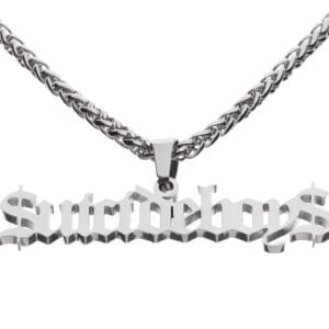 Suicideboys Logo Chain Necklace Steel