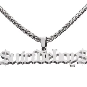 Suicideboys Logo Chain Necklace Steel