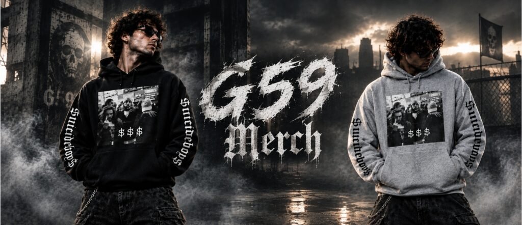 G59 Merch Hoodie The Bold Statement of Underground Streetwear